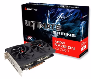 Graphics Card|BIOSTAR|AMD|Radeon RX 7600|2318 MHz|8 GB|GDDR6|128 bit|PCI Express 4.0|Active|VA76S6RM81