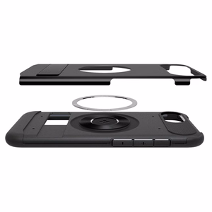 Spigen Slim Armor Magnetinis dėklas telefonui iPhone 16e - juodas