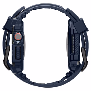 Dėklas SPIGEN RUGGED ARMOR ”PRO” APPLE WATCH 10 (46 MM) tamsiai mėlynas