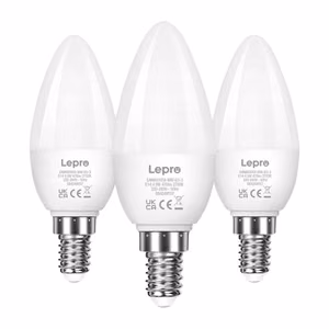 LEPRO 600059-WW-EU-3 LED lemputė, E14, C37, 4.2W (40W), 470 lm, 2700K (šiltai balta šviesa), 250°, 3 vnt. pakuotė