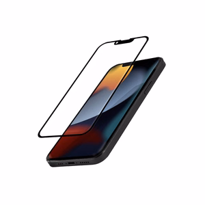 Crong Anti-Bacterial 3D Armor Glass 9H grūdintas apsauginis ekrano stiklas, skirtas iPhone 14 Plus / 13 Pro Max, su montavimo rėmeliu
