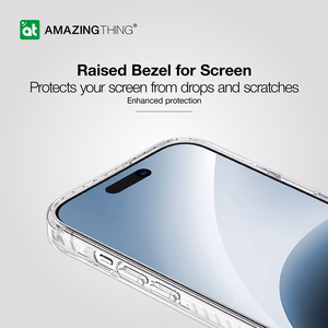 Amazing Thing Titan Pro dėklas 10FT IP156.7TPCL Iphone 15 Plus - skaidrus