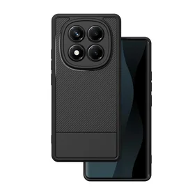 Paprastas anglies dėklas Xiaomi Redmi Note 14 Pro 5G (Global) / Note 14 Pro Plus 5G (Global), juodas