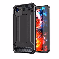 Hybrid Armor dėklas telefonui iPhone 16e - juodas