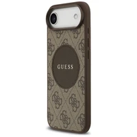 Guess 4G Circle Classic Logo Magnetinis dėklas telefonui iPhone Air - ruda
