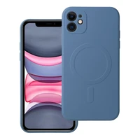 SILICONE MAG COVER dėklas telefonui, suderinamas su MagSafe, IPHONE 11 mėlynas