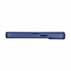 iCarer CE Premium odinis folio dėklas iPhone 14 Pro su MagSafe magnetiniu flipu - mėlynas