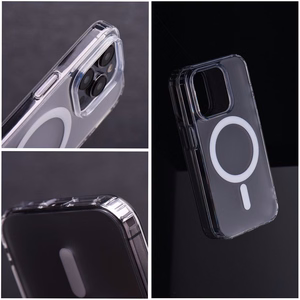 FROST MAG COVER dėklas telefonui, suderinamas su MagSafe, skirtas IPHONE 15 Pro, šerkšninė skaidri