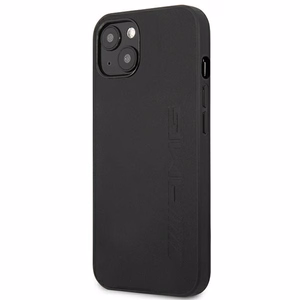 AMG AMHCP14MDOLBK iPhone 14 Plus 6.7 "juodas kietas dėklas Odinis Karštai spaustas