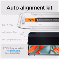 Spigen Glas.TR "Ez Fit" Privacy 2 rinkinys privatumo stiklas Google Pixel 9 Pro XL