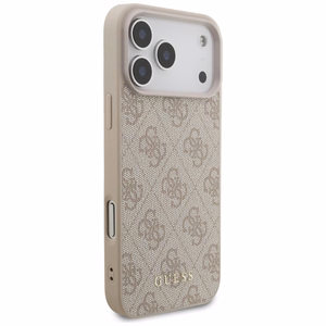 Guess 4G Classic dėklas, skirtas iPhone 17 Pro Max / 18 Pro Max – spalva: rožinė