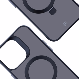 3mk Smoke Чехол Mag&Stand для Apple iPhone 15 Pro Max - чёрный