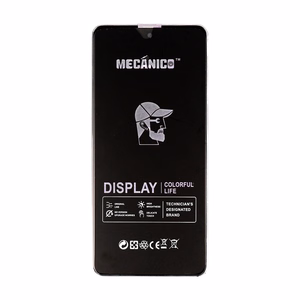 Mecanico LCD ekranas T2O Samsung Galaxy A73 5G juodas su rėmeliu