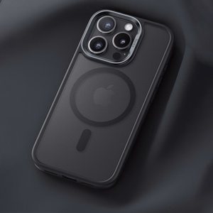 Benks Magnētinis Mist dėklas su metalo rėmu iPhone 16 pilkas