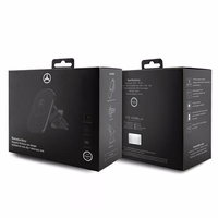 Mercedes MEWCCGSLK 15W indukcinis laikiklis oro angai/stiklui juodas/juodas Silver Stars MagSafe