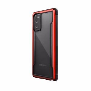 X-Doria Raptic Shield dėklas, skirtas Samsung Galaxy Note 20, aliumininis, išbandytas kritimu iš 3 m aukščio, raudonas
