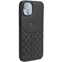Audi tikros odos kietasis dėklas telefonui iPhone 14 6.1 – juodas