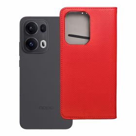SMART CASE knygos dėklas OPPO RENO 13 PRO 5G raudonas