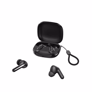 XO Bluetooth earphones G53 TWS black ANC + ENC with stand