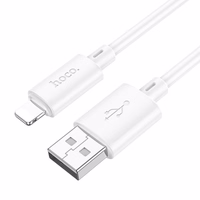 Kabelis USB A į Lightning Hoco 2,4A 1 m X88 baltas