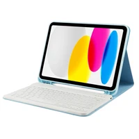 Tech-Protect SC Pen + Keyboard dėklas su klaviatūra iPad 10.9" 2022 - šviesiai mėlyna