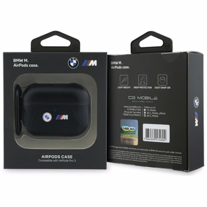 BMW Curved Line Dėklas for AirPods Pro 3 - juodas