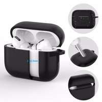 Tech-Protect silikoninis kabliuko dėklas Apple AirPods Pro 1 / 2 - juodas