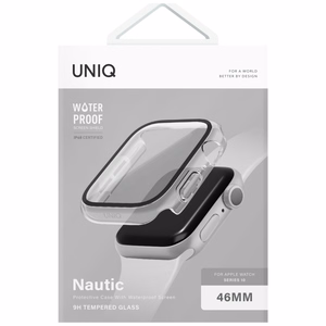 Uniq Nautic dėklas Apple Watch 46mm - permatomas