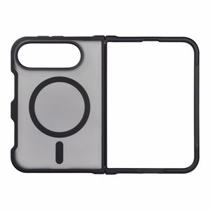 Juodas Forcell F-Protect 4sD-i Smoke Hybrid Premium dėklas iPhone Duo, suderinamas su MagSafe