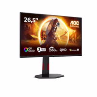 AOC G4 Q27G4SDR kompiuterio monitorius 67,3 cm (26.5") 2560 x 1440 pikseliai Quad HD QD-OLED Juoda, Raudona