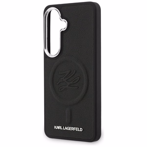 Karl Lagerfeld dėklas Embossed Ring Initials MagSafe Samsung Galaxy S26 juodas