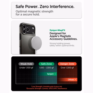 Spigen Tough Armor T MagSafe dėklas, skirtas iPhone 17 Pro Max / 18 Pro Max, grafito spalvos