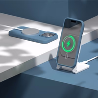 "Etteri" silikoninis "Mag" dėklas iPhone 13 6,1" tamsiai mėlynas