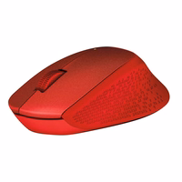 Logitech pelė M330 Silent Plus Red