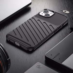 Thunder Case iPhone 14 Plus dėklas telefonui su apsauga - juodos spalvos