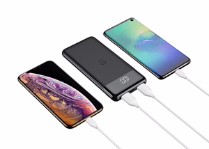 VEGER išorinė baterija 10000 mAh L11 (W1087) juoda