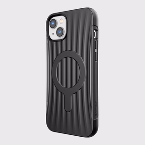 Raptic X-Doria Clutch dėklas iPhone 14 Plus su Magnetine galinė juoda danga