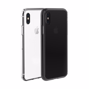 Just Mobile Tenc Air dėklas, skirtas iPhone XS / X, krištolo juodumo