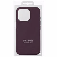 Dėklas "TM MagSafe Silicone" iPhone 16 Pro / Slyvų /