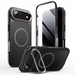 Supcase IBLSN Ares Flip Mag Magnetinis dėklas telefonui MagSafe iPhone 17 Air - juodas