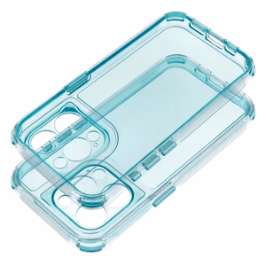 MATRIX skaidrus dėklas telefonui IPHONE 15 Pro Max žalias