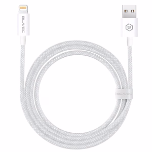 Blavec Kabelis Candy pintas - USB į Lightning - 2,4A 3 metrai Apple CarPlay (CCA-UL24W30) balta