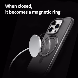 Rock Rotating Stand Soft Touch Series Magnetinis Iphone 16 Pro auksinis