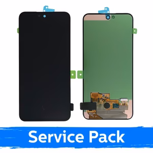 LCD ekranas suderinamas su Samsung A556 A55 5G juodas (Service Pack) (NF versija)