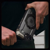 Supcase UB Grip Mag MagSafe iPhone 16e dėklas - juodas