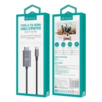 Devia kabelis Storm EC084 USB-C - HDMI 4K 60 Hz 2,0 m juodas