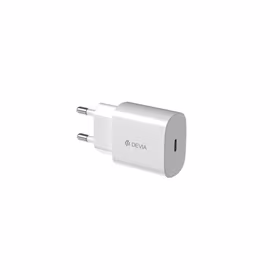 "Devia" sieninis įkroviklis Smart PD 25W 1x USB-C baltas