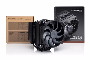 Noctua NH-D15 G2 chromax.black - naujos kartos dviejų bokštų CPU aušinimo sistema (juoda)