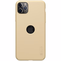 Nillkin Super Frosted Shield - dėklas Apple iPhone 11 Pro z wycięciem na logo (Golden)