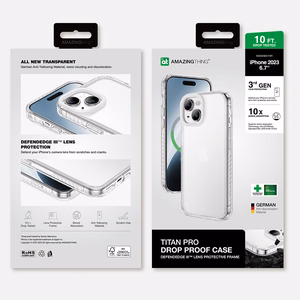 Amazing Thing Titan Pro dėklas 10FT IP156.7TPCL Iphone 15 Plus - skaidrus
